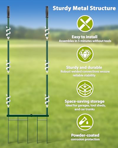 Herramienta Broadfork para Jardín de 5 Púas, Manual con Mango Ergonómico de 58 Pulgadas miniatura 5
