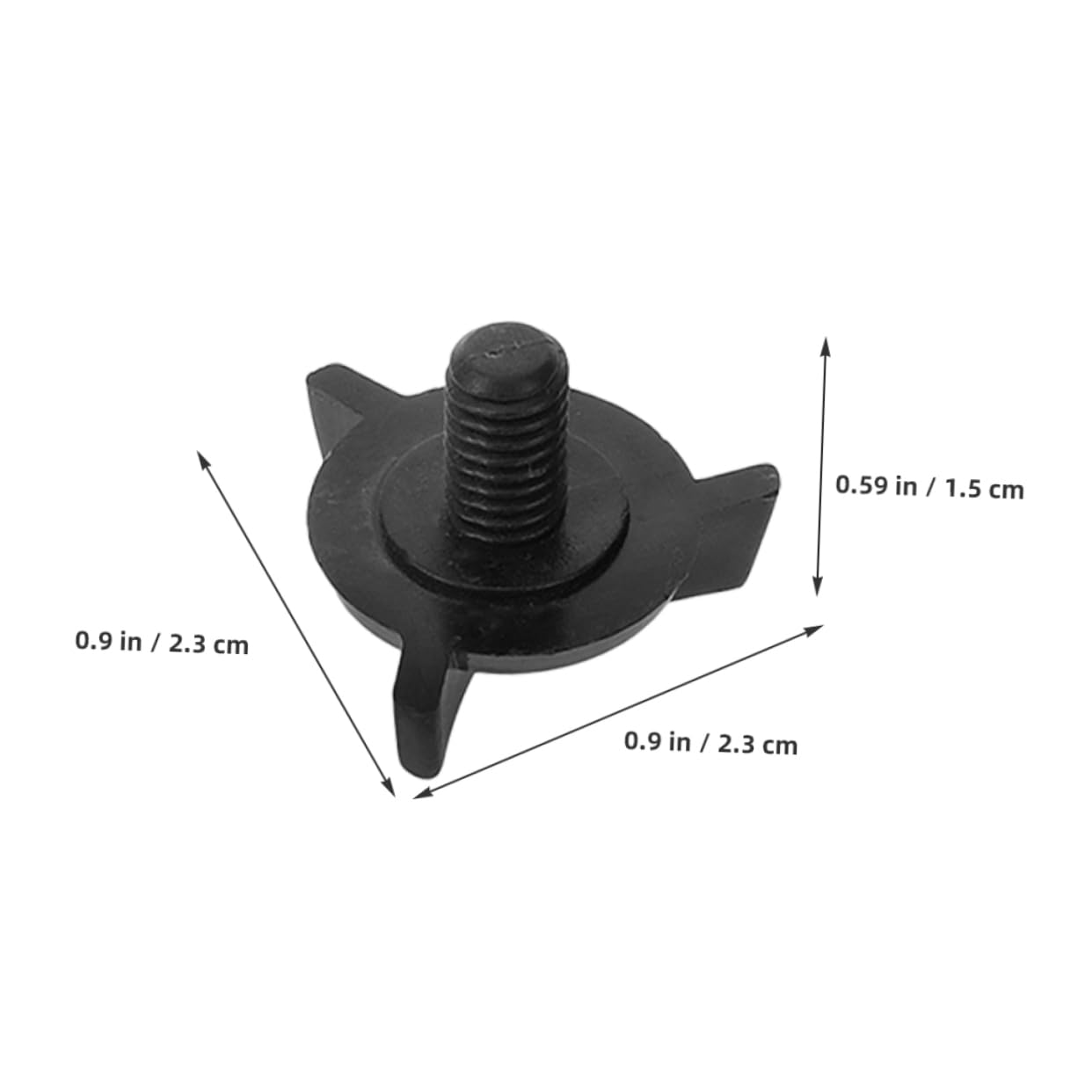 STOBAZA 15pcs Screw Replacements Durable Plastic Fasteners for Rally Helmets Fit Secure Installation