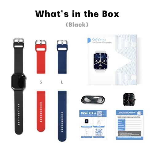 Coco BT2-Z Bluetooth Smartwatch For Seniors Men And Women thumb #1