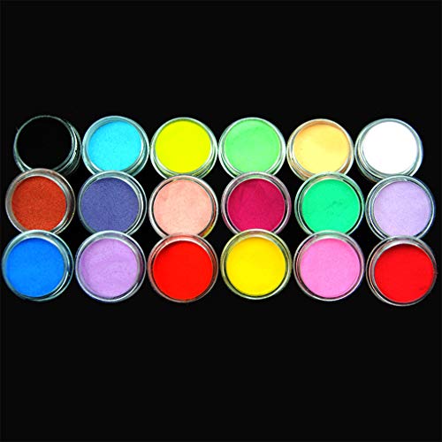 Yushu DIY Epoxy Handwerk Making Tools Shiny Powder Luminous Shine Pailletten Filler, Shiny Dust Set Nail Art Decoration… – Bild 5