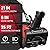 PowerSmart Single-Stage Gas Snow Blower with Electric Start, 21-Inch, 212cc 4-Stroke Engine, LED Light