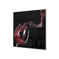 Unique Glass Kitchen Panel – Tepered Glass Backsplash – Art Design