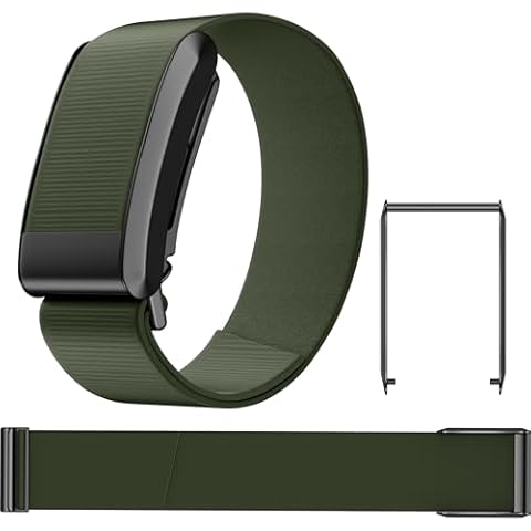 Bolesi Nylon Wristbands Compatible with Whoop 4.0 Fitness&Activity Tracker,Soft Stretchy Breathable Fabric Elastic Washable Sports Loop Strap for Women Men.Army Green Cover