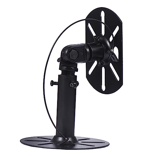 OSALADI 2pezzi Supporto Per Casse Audio Muro Rotazione Supporto Per Ktv e Cinema Domestico Design Elegante e Funzionale Nero