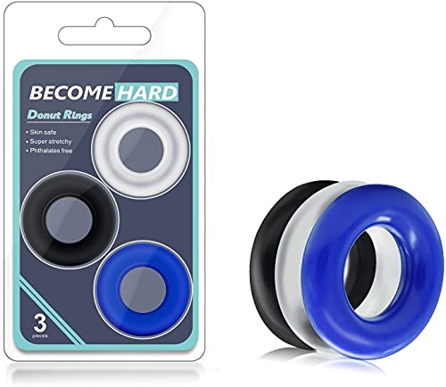 image for BKDRL Cock Penis Rings for Men Erection Sex Rubber Couples Sex Cock Ri