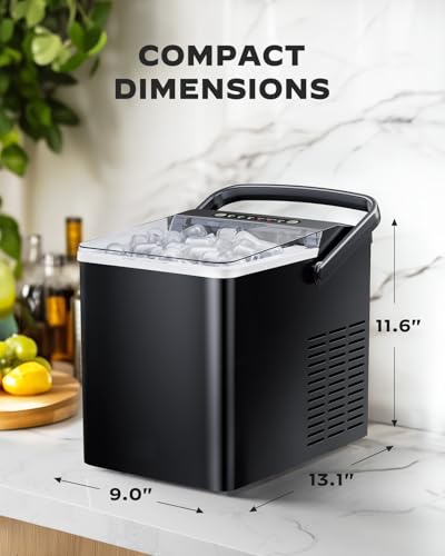 Fabricadora de Hielo Compacta de Mesa Totnz TZIM135B3 miniatura 7