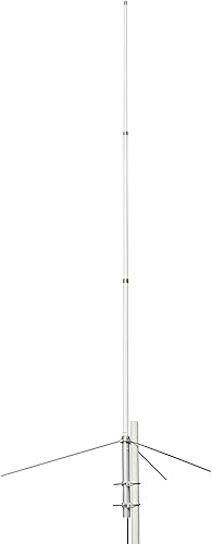 TWAYRDIO Antena base de fibra de vidrio UHF VHF de 6.6 ft/27.6 in - 144/430MHz 86.6 pulgadas Antena base vertical de doble banda resistente