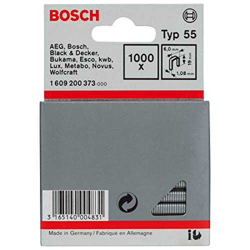 BOSCH Agrafe a dos étroit type 55 résinée 6 x 1.08 x 26 mm x1000 - vue 5