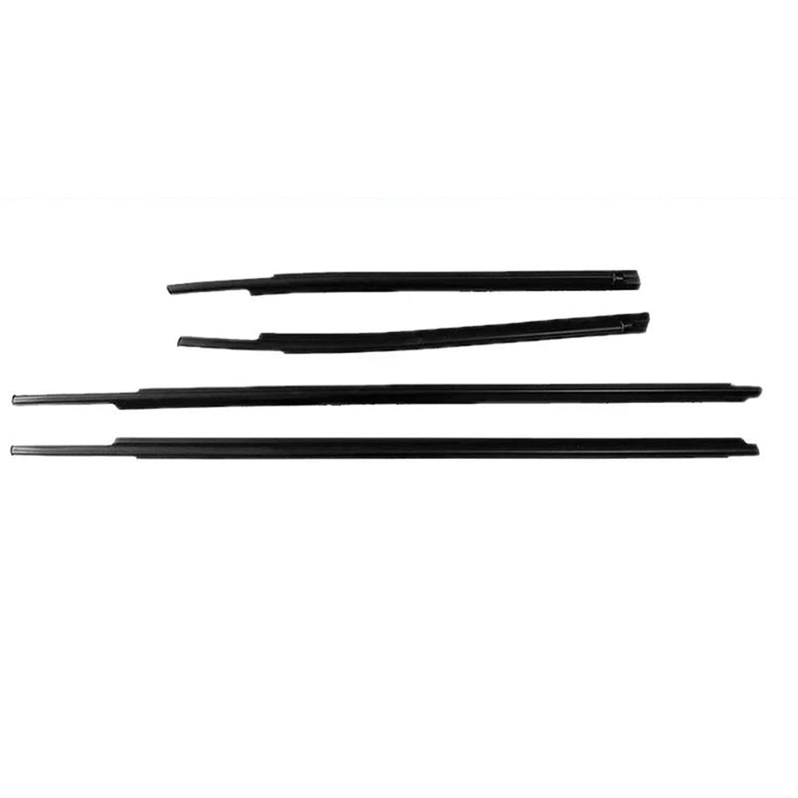 Yuqudgelky One Color For Toyota For Tundra For Crewmax For Double For Cab 2/4 Doors 2007-2020 Outer Window Weatherstrip Glass Seal Sealing(2 Doors)