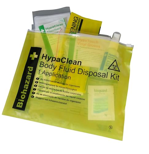 Safety First Aid k418 a hypaclean Cuerpo líquido Kit de eliminación