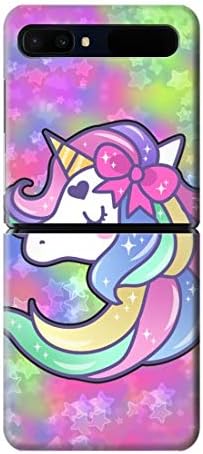 R3264 Pastel Unicorn Case Cover for Samsung Galaxy Z Flip 5G