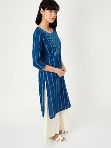 Image of Max Women's Cotton Regular Fit Casual Kurta