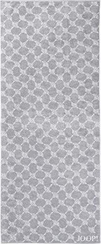 JOOP! Saunatuch Cornflower Silber/weiß 1611 Fb. 76 - silber - 80 x 200 cm