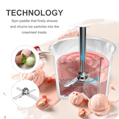 Image of Replacement Paddle Compatible with Ninja Creami NC300 Series Ice Cream Makers,Replacement Parts Blade for Ninja Ice Creami Accessories for NC299AMZ /NC301 /NC300 /NC201