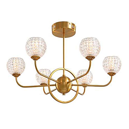 Suspension en bronze mid-century vintage pour un salon élégant