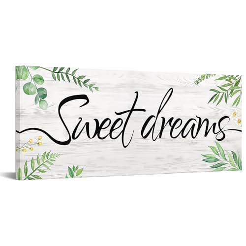 KREATIVE ARTS Large Sweet Dreams Wall Art - 20"x48" Canvas