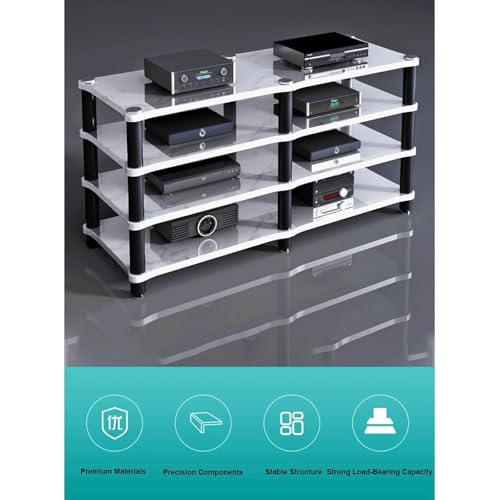 Support AV antichoc pour équipements audio et armoire multimédia bas - 8