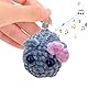 REGAPOG Sad Hamster Mit Sound, Hamsti Schlüsselanhänger, Hamster Meme Mit Violine Sound, Hamsti Mit Sound Handgestrickte Sad Hamster Kuscheltier, Mutmacher Geschenk Für Freunde Partner (2PCS)