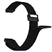 C2D JOY Band Compatible with Garmin forerunner 255/265 Music Replacement Watchband Magnetic Sport Nylon Strap for Runners -22mm fits for (5.0-8.2inch) Black