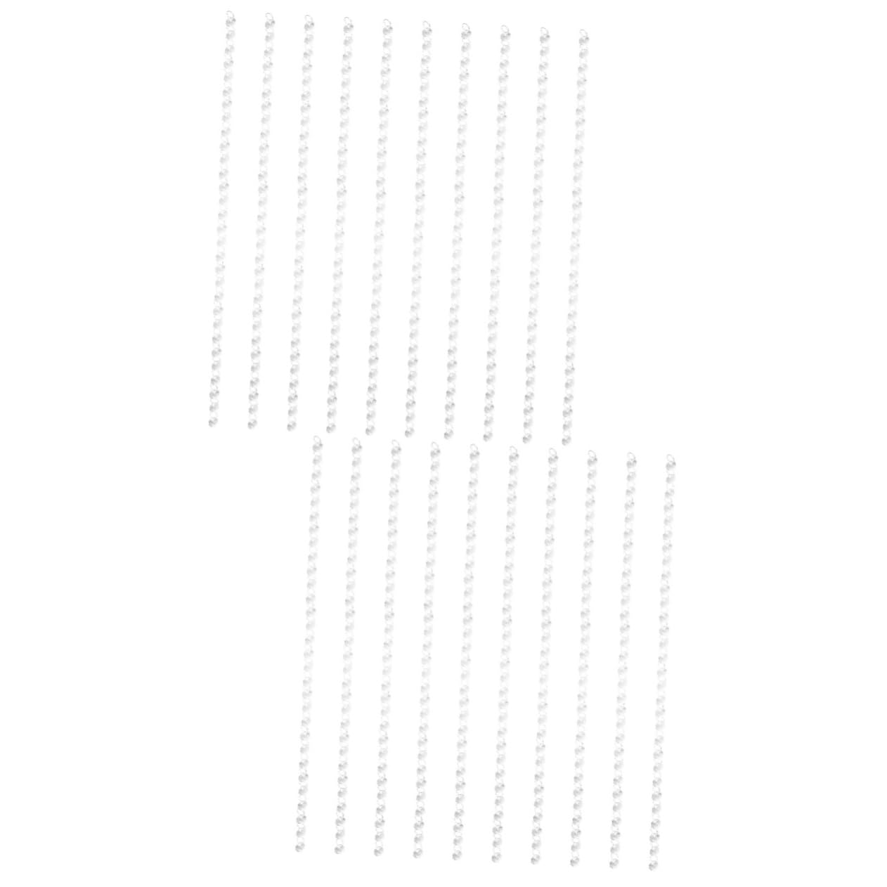 20stücke Acryl Perlen Ketten Hochzeitsdekoration Verstellbare Bead Chains Für Projekte Multifunktionale Raumdeko Für Hochzeiten Und Partys