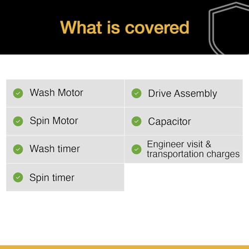 Image of Whirlpool 1year Extended Warranty Plan for Semi Automatic Washing Machine (Email Delivery, No Physical Kit)