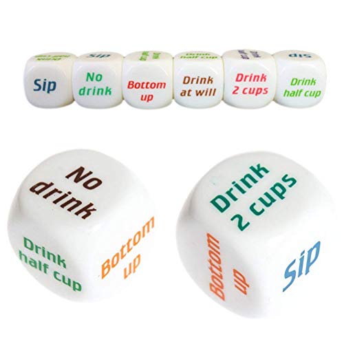 Novelty Game Dice 16mm Dice Set, Fun to use,2 Pair