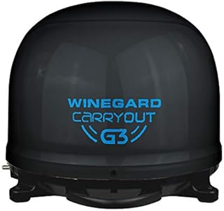 WINEGARD Company Carryout G3 Portable Automatic Satellite Antenna Black