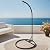 YOXIFOC Round Base Heavy Duty Hanging Stand - Powder Coated Hammock Stand for Hammock Chair, Indoor and Outdoor