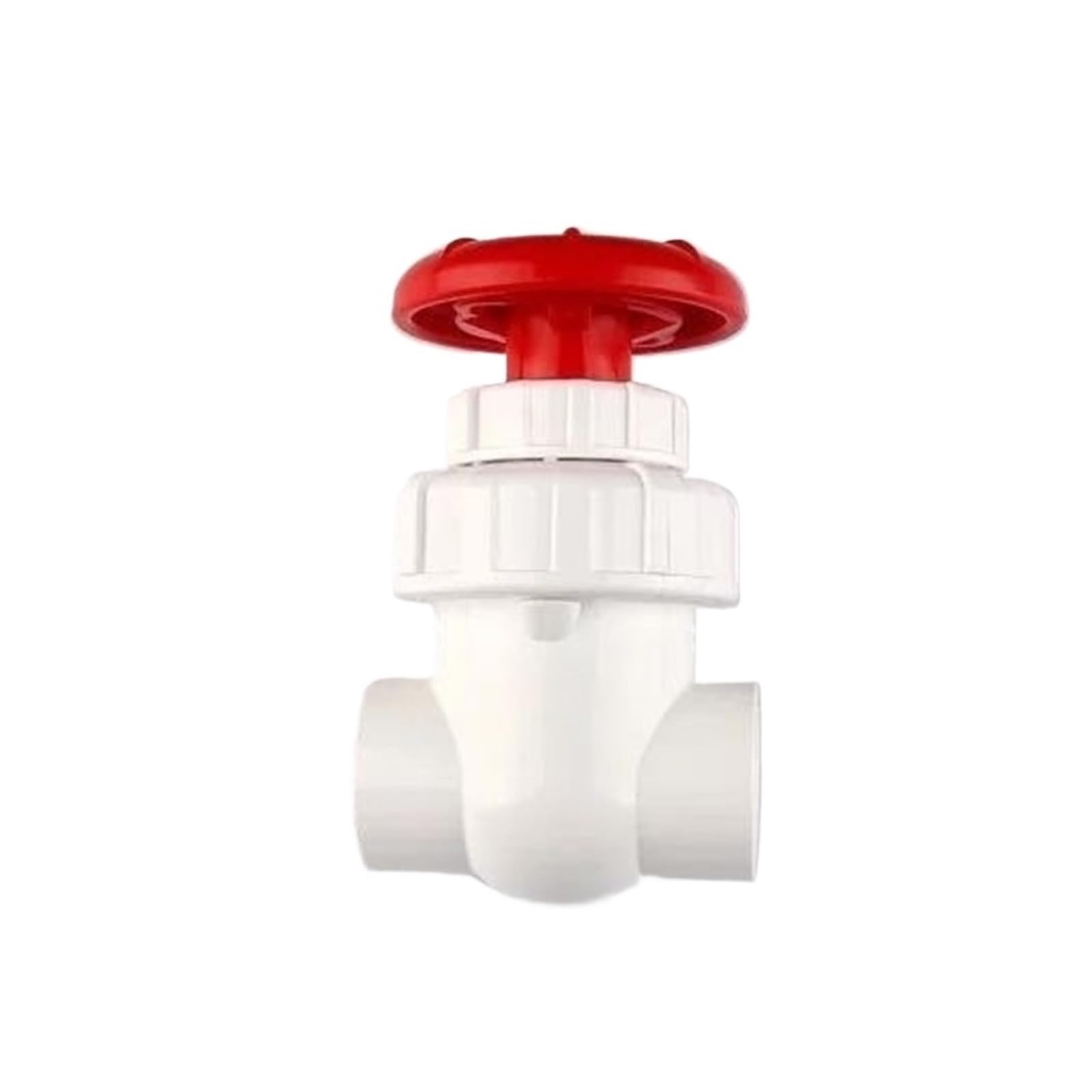 CHATROOM 1 Pcs UPVC ID 20/25/32/40/50 Mm Tor Ventil Flow Control PVC Schleuse Schalter PVC Ball Ventil for Garten Bewässerung Aquarium(White,ID 32 mm (DN25))