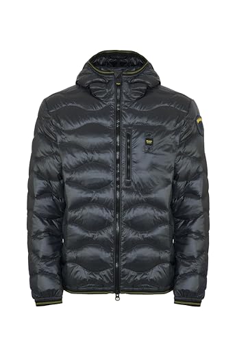 Blauer Plumón ligero de ondas Wave, gris antracita, L