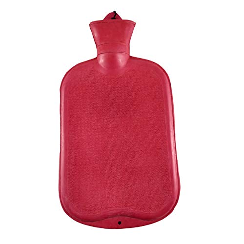 Image of Duckback Original Leakproof Hot Water Bag Bottle with Metal Cap for Pain Relief, Back pain, Neck pain, Stomach pain etc (Large 1.5 litres , Pink)