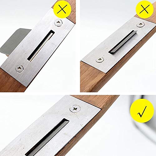 Mini pialla in Legno per Falegname modellismo 26 cm tavola in Legno Chiaro affilato pialla Strumento Manuale (specifica Lama : Altro, Lunghezza Corpo : 260mm)
