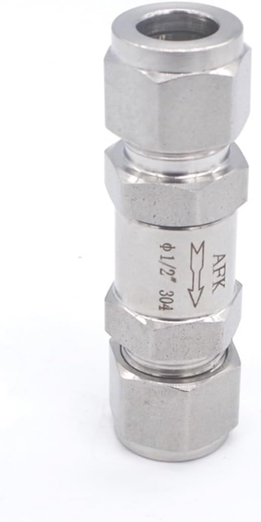 Air Compressor Check Valve Stainless Steel 316 22mm for Liquid and Gas