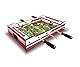 Carromco Flip-XM 2 in 1 Multigame Spieltisch – Kicker & Gleithockey in einem Tisch – platzsparend drehbar mit 2 Kickerbällen, 2 Pushern & Pucks – Spieltisch für Kinder & Jugendliche