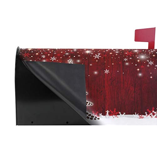 Home Garden Christmas Tree Magnetic Mailbox Cover Standard