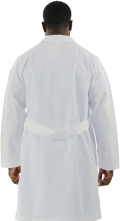 Spectrum Uniforms Medical Lab Coats 40" Length Unisex Ultra Smart Coat Ideal, Silvadur Lab Coat