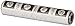 Morris 93210 Long Barrel Compression Splice aluminum Connector Type Number-6 AWG Wire