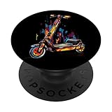 Patinete eléctrico de graffiti PopSockets PopGrip Intercambiable