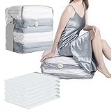 TAILINK Space Saver Vacuum Storage Bags Super Jumbo Cube 6 Packs, Save 80% Space by Sitting, 39.4x27