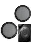 MOAYZRO 2 PCS 6.5 Speaker Cover, Honeycomb Mesh Protector for Car Audio