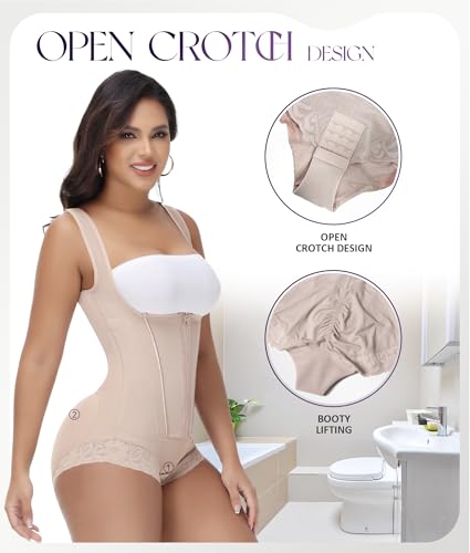 Image of M MYODRESS Shapewear For Women Tummy Control Fajas Colombianas Moldeadoras Body Shaper Post Surgery Compression Garment