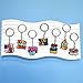 Pabucle Cute Keychains Bulk,Phrase 50 PCS Different Key Chain, Key Chains Accessories for Car Keys Purse Bag charms Gifts for Women