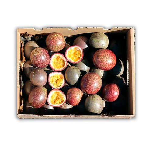 Caja de Fruta de la pasión | Comprar fruta de la pasión fresca, dulce y tropical, cultivado de forma sostenible en Castellón (España) y enviado directamente del agricultor a tu casa (3 Kg)