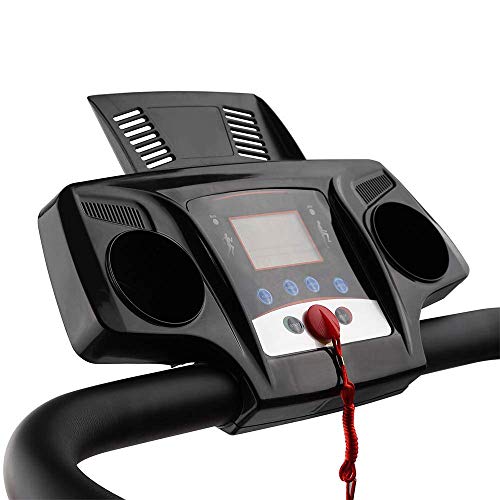 Caminadora eléctrica plegable con panel LCD y control digital miniatura 6
