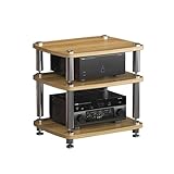 Design polyvalent : ce support stéréo est idéal pour nizing l'équipement audiovisuel, ainsi que compatible avec les téléviseurs, les consoles de jeu et d'autres systèmes de divertissement à domicile. Son design élégant en fait un choix parfait pour les salons, les chambres, les bureaux et les espaces de travail, se fondent parfaitement dans divers environnements de maison et de bureau.