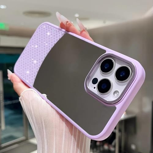 Coque antichoc iPhone 12 Pro violette pour réparer son maquillage en un flash