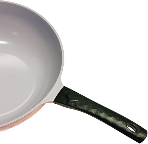 Miniatura 7 de 13-12 Ceramic Frying Wok Cookware Nonstick Ceramic Interior Exterior Cooking Pan