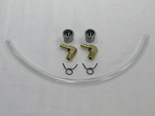 Miniatura 4 de Medidor de combustible para tanque de gasolina de montaje empotrado para motocicleta, manguera de combustible transparente + accesorios de latón,