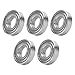 S6206ZZ Miniature Ball Bearings, Stainless Steel High Speed Bearings with Dust - Proof Covers, 62x30x16mm Industrial Bearings for Papermaking Machinery, Reduction Gears, Railway Ve