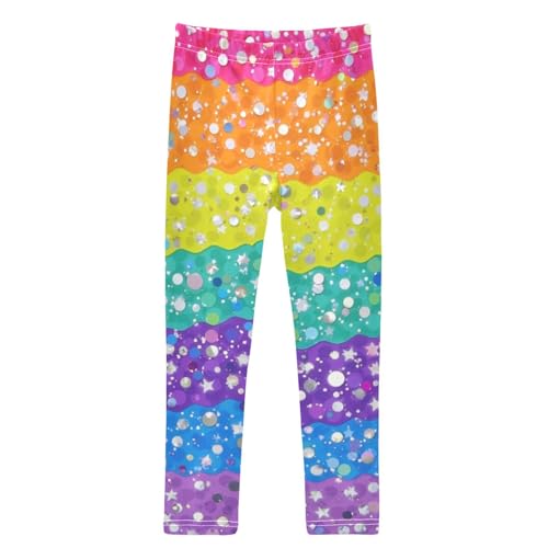 Boccsty Dripping Strawberry Girls Leggings Kids Yoga Pants Dance Active Tights 4T-10T